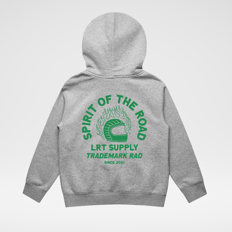 THE SPIRIT RIDER HOODIE - RECYCLED HEATHER GRAY