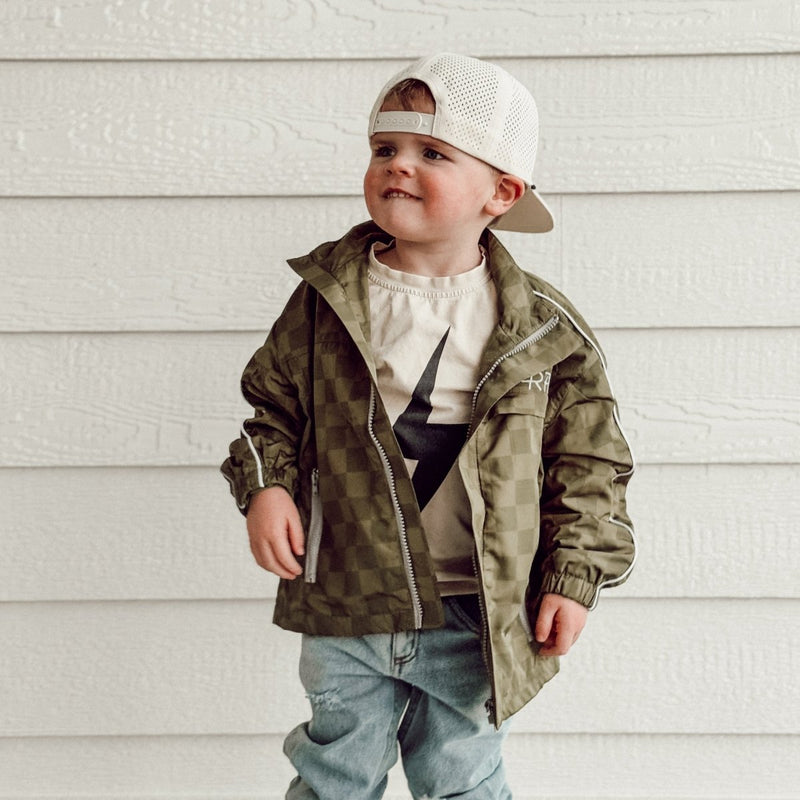 THE STORM RIDER WATERPROOF JACKET - ARMY GREEN