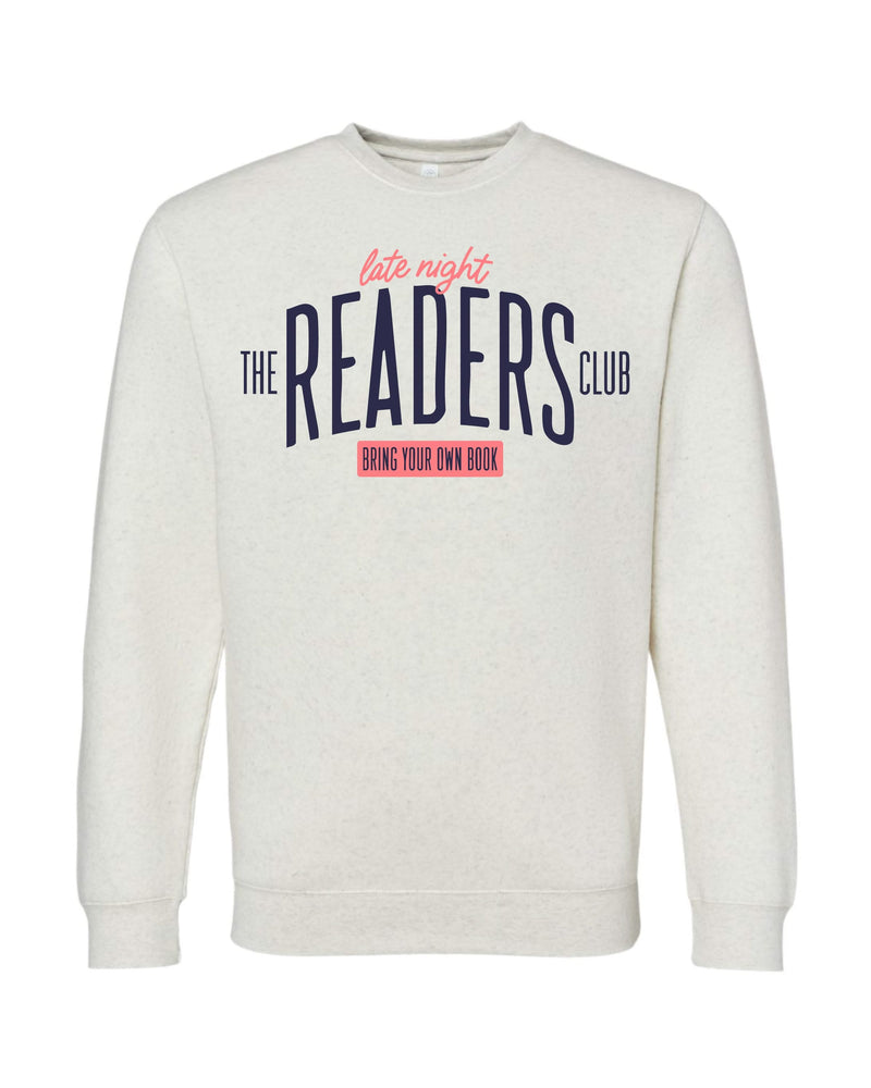 The Late Night Readers Club BYOB - Natural Heather Elevated Fleece