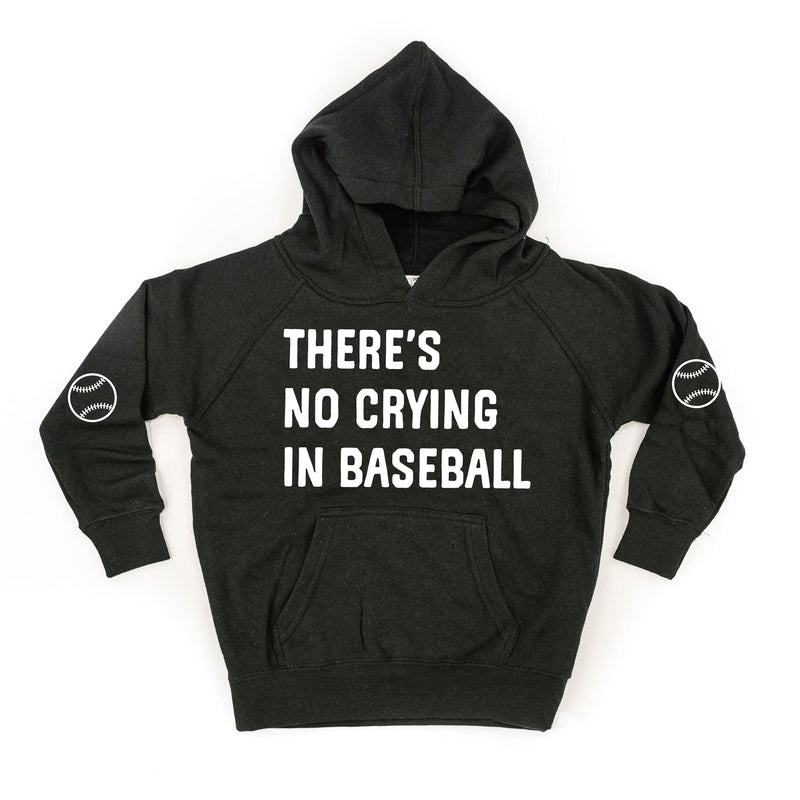 There's No Crying In Baseball (elbows) - Custom Number - Child Hoodie