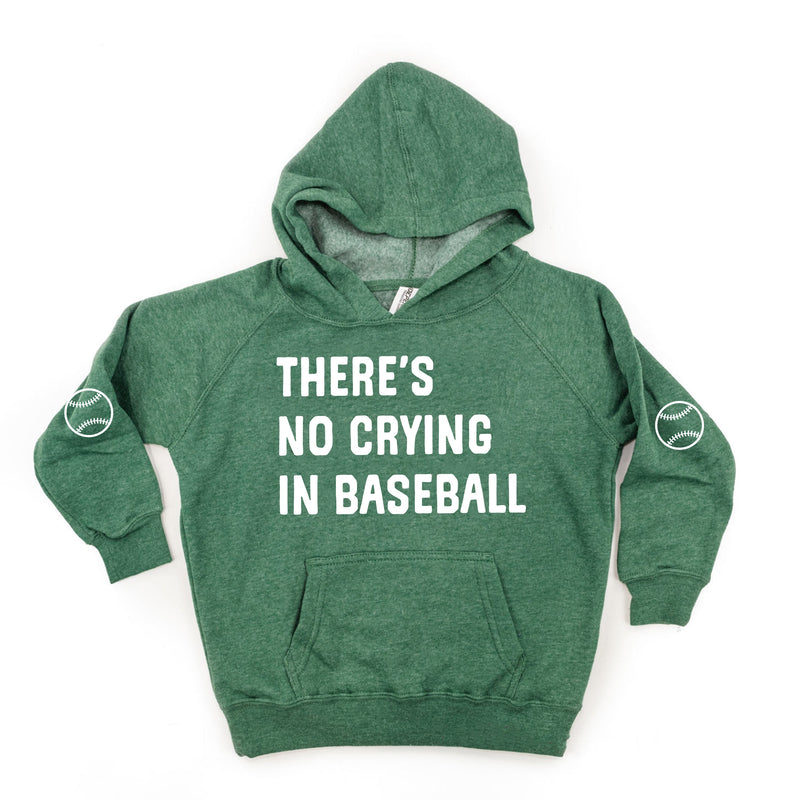 There's No Crying In Baseball (elbows) - Custom Number - Child Hoodie