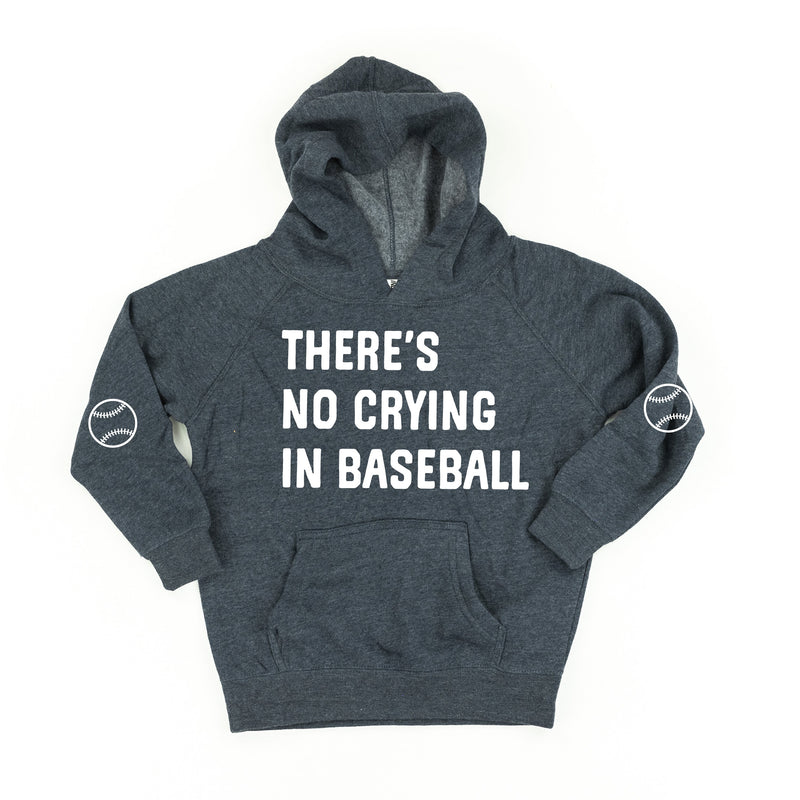 There's No Crying In Baseball (elbows) - Custom Number - Child Hoodie