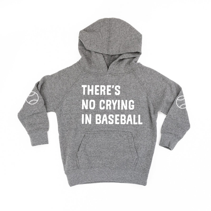 There's No Crying In Baseball (elbows) - Custom Number - Child Hoodie