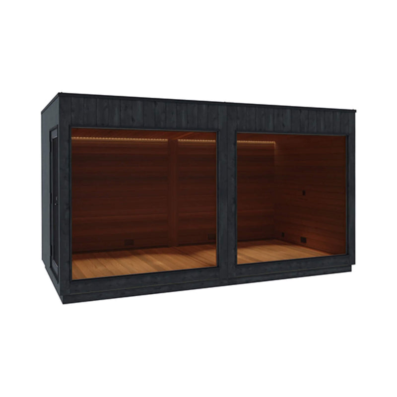 ThermaSol Nordic Misty XL 1-Entrance Outdoor Sauna Lounge [Made-To-Order] [14-KIR-3879/80] (SAK19046)