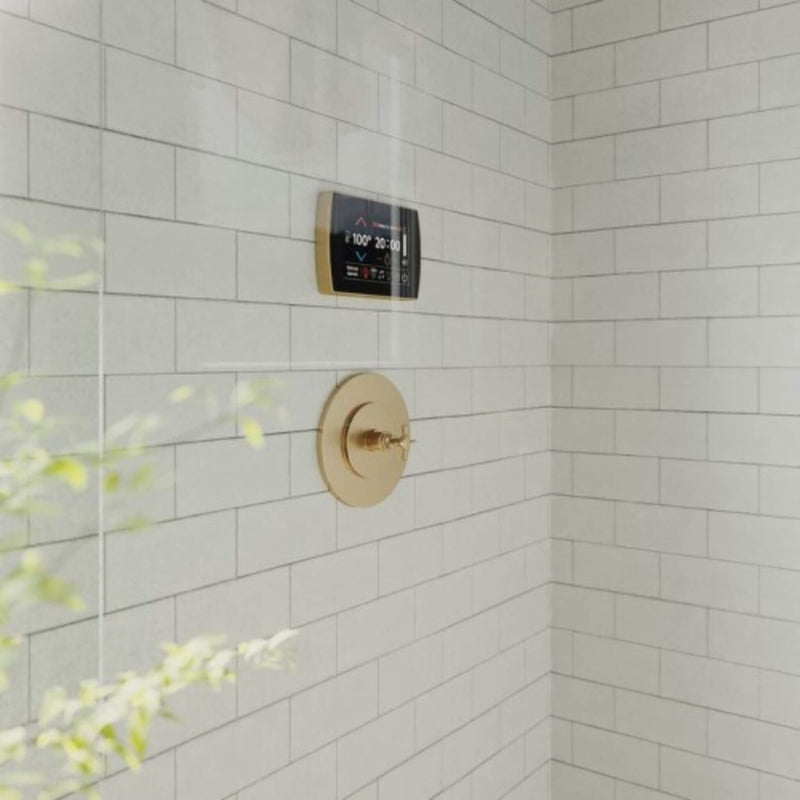 ThermaSol SignaTouch Flushmount 5-Inch Digital Shower Steam Control Package With Serenity 10 [TWPSR] (SAK84375)