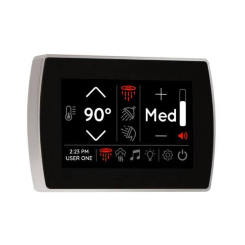 ThermaSol SignaTouch Flushmount 5-Inch Digital Shower Steam Control Package With Serenity 10 [TWPSR] (SAK84375)