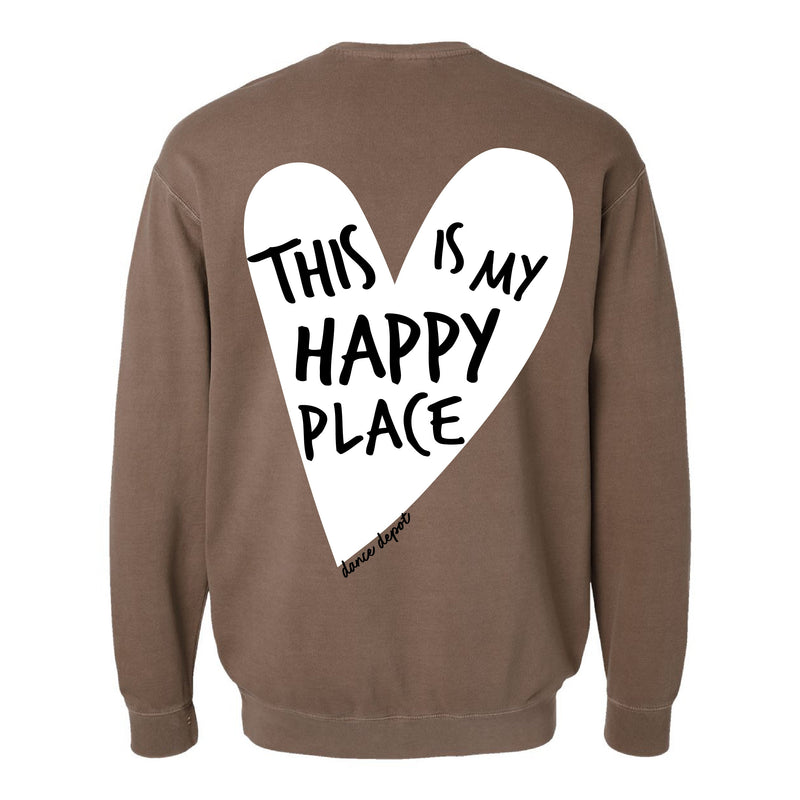 Dance Depot - This Is My Happy Place - Comfort Colors Crewneck Sweatshirt