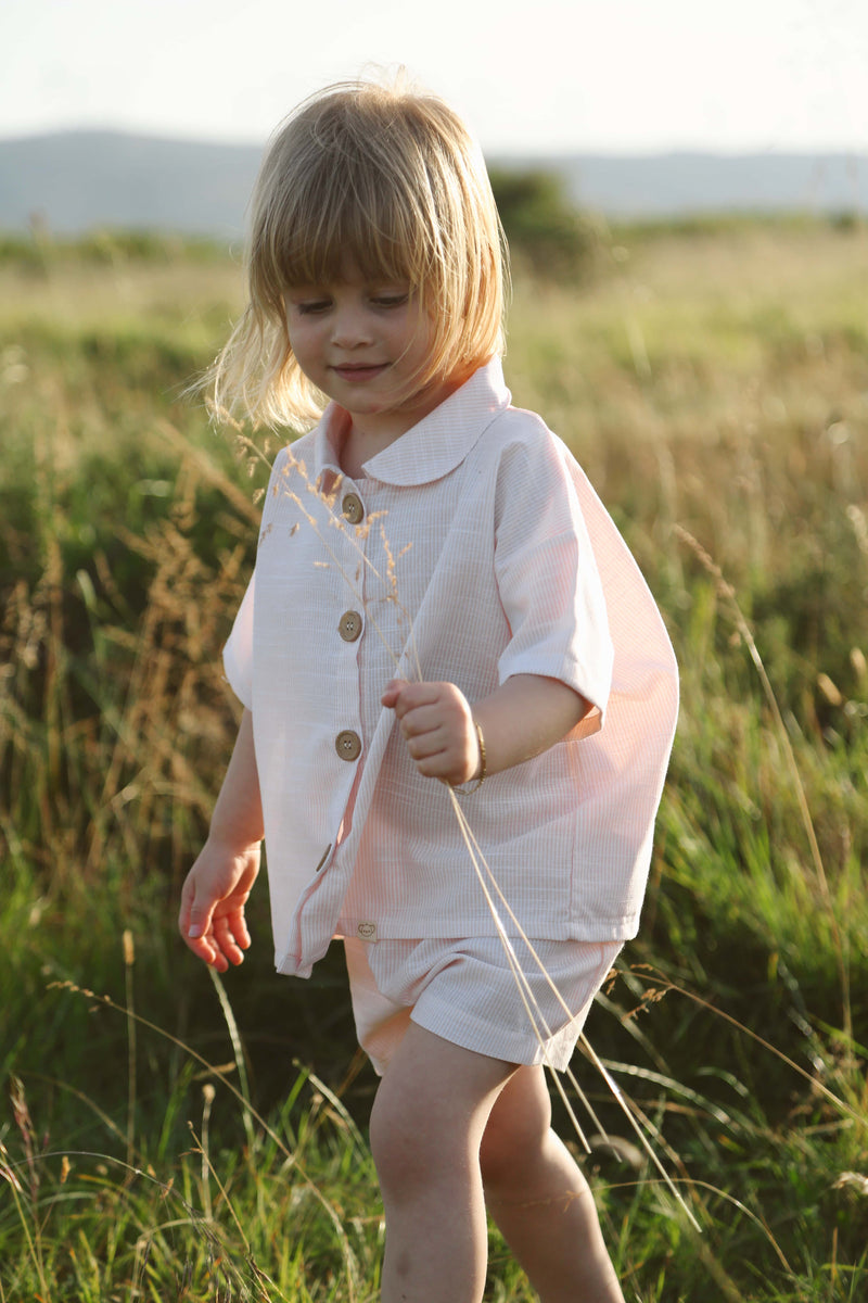 Girl Shirt-Short Set