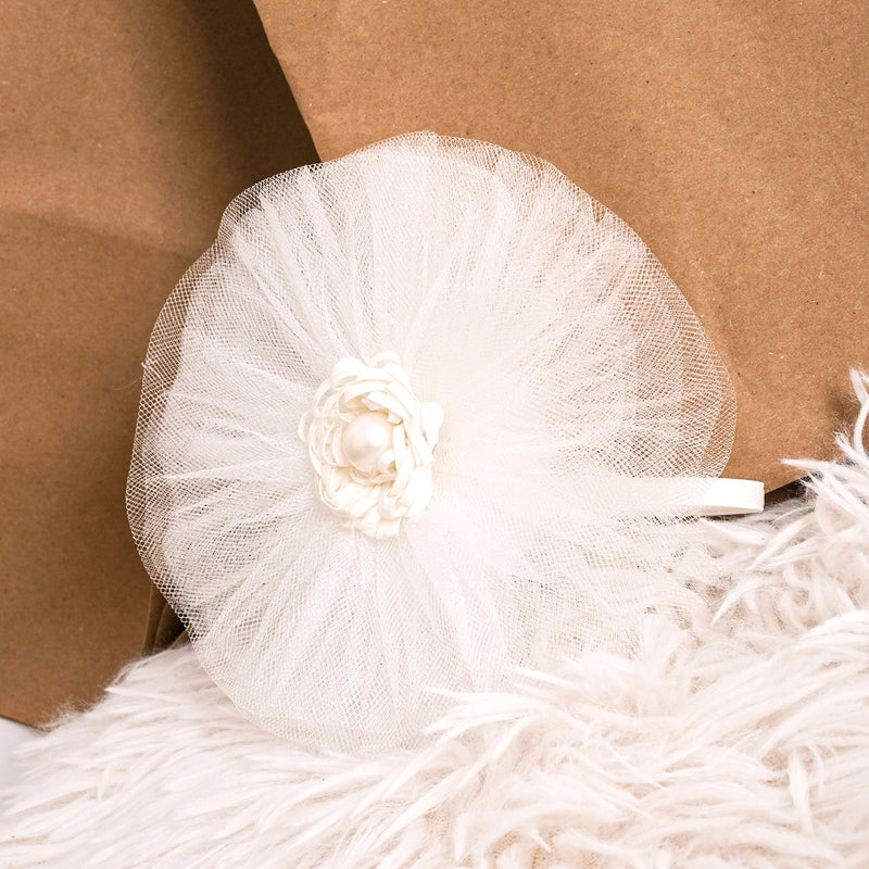 Pearl Rose White Romper