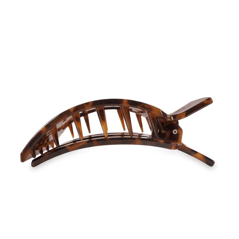 Tortoise Large Flat Square Hair Clip