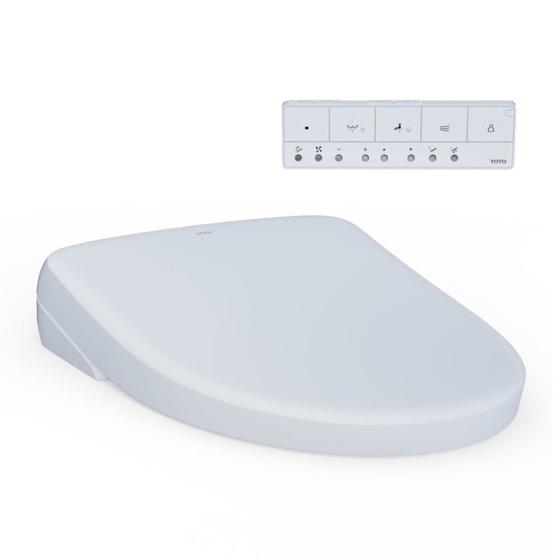 [SW4736AT40#01] TOTO S7A Washlet Elongated Bidet Toilet Seat With EWater And Auto Open/Close Contemporary Lid (SAK54823)