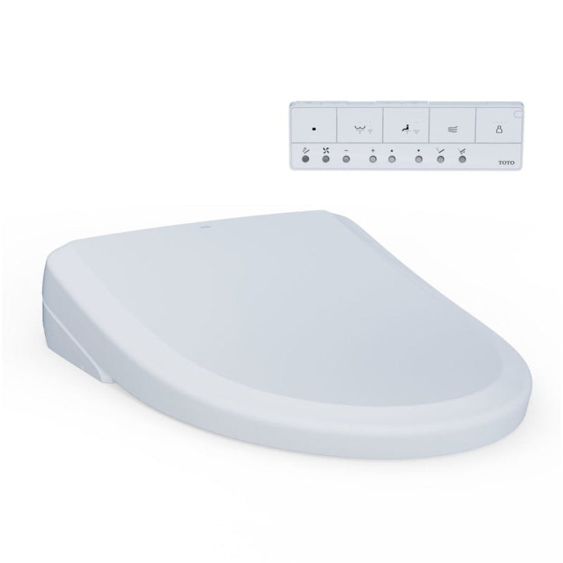 [SW4734AT40#01] TOTO S7A Washlet Elongated Bidet Toilet Seat With EWater And Classic Contemporary Lid (SAK29827)