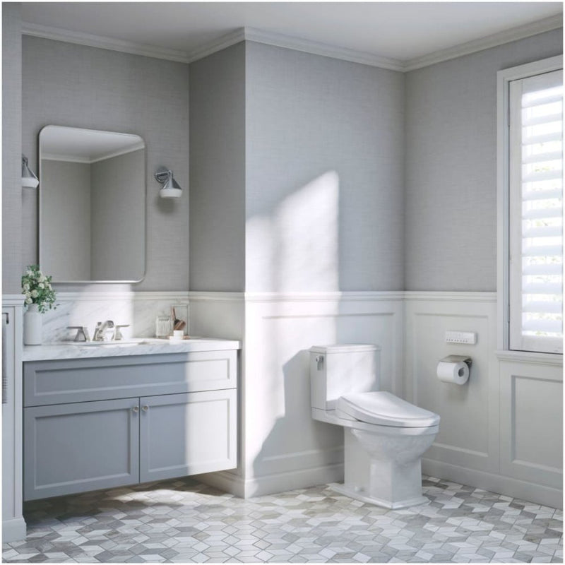 [SW4734AT40#01] TOTO S7A Washlet Elongated Bidet Toilet Seat With EWater And Classic Contemporary Lid (SAK29827)