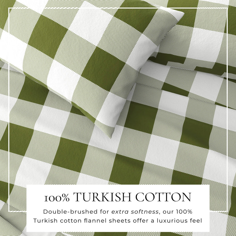 Turkish Cotton Flannel Sheet - Belle Collection