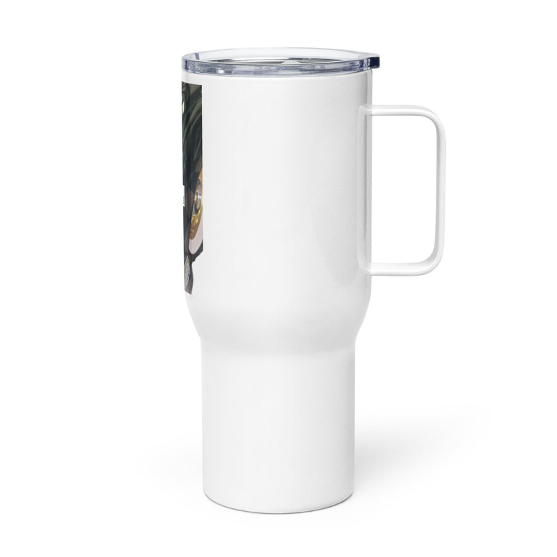 51 Mercury Tumbler Travel mug with a handle. Lid, 25 oz Tumbler