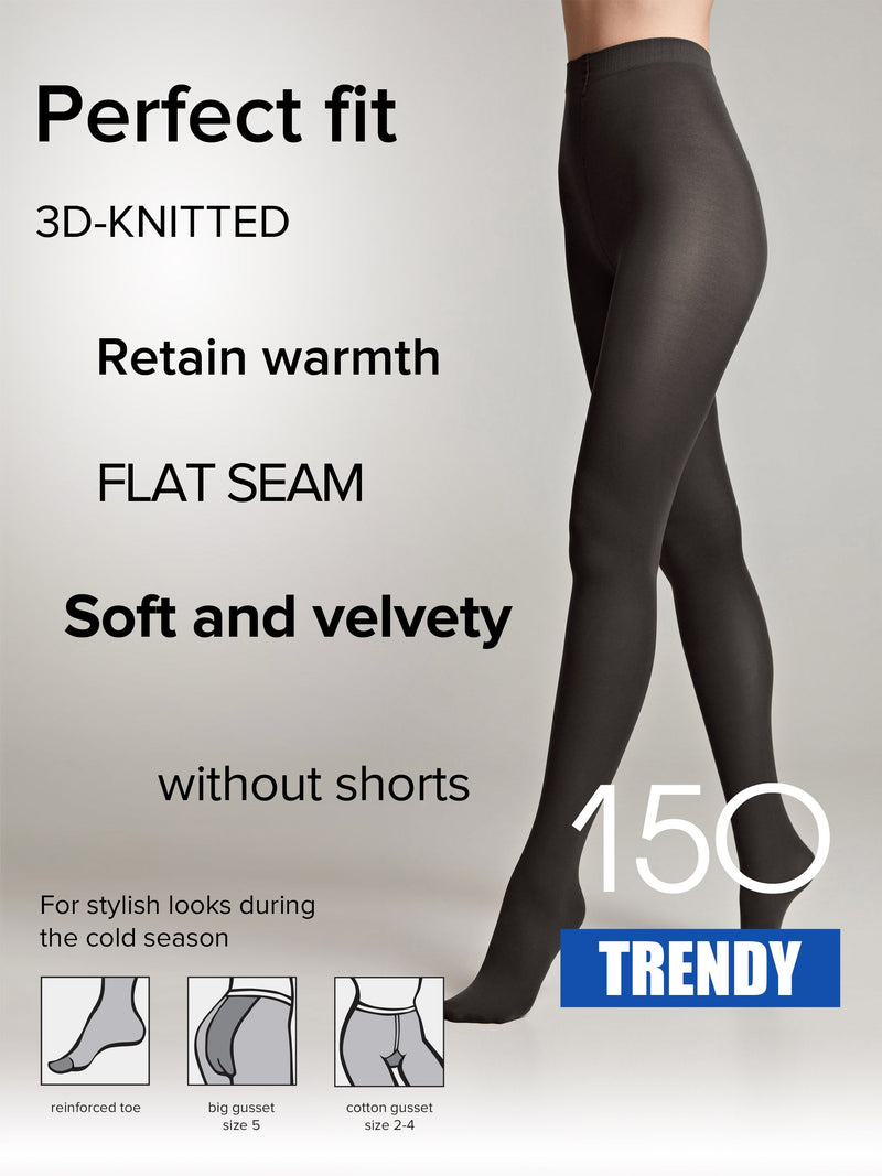 Tights Conte Trendy 150 Den - Microfiber 3D effect
