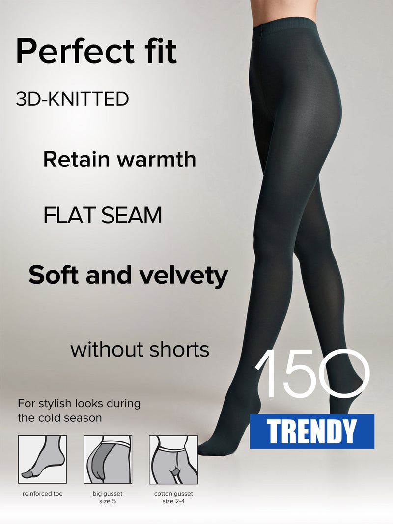 Tights Conte Trendy 150 Den - Microfiber 3D effect