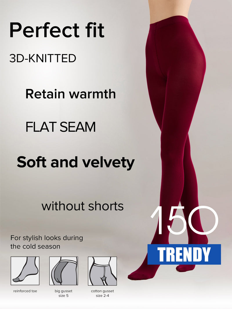 Tights Conte Trendy 150 Den - Microfiber 3D effect