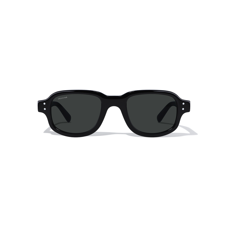Tres 48mm Rectangle Sunglasses | Black