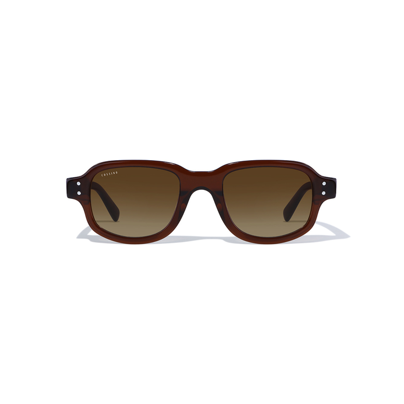 Tres 48mm Rectangle Sunglasses | Brown