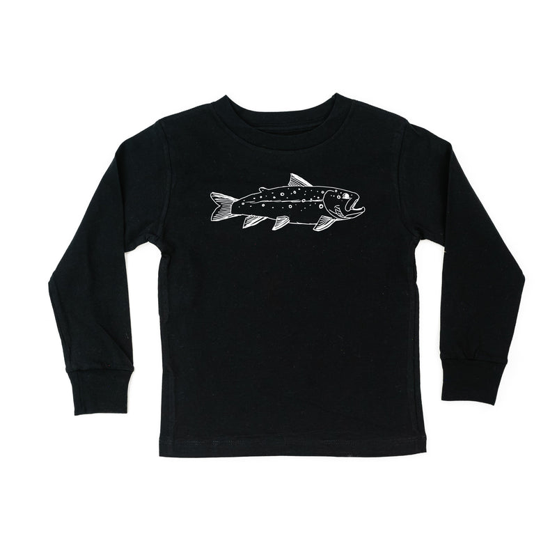 Hand Drawn Brook Trout - Child Long Sleeve Tee