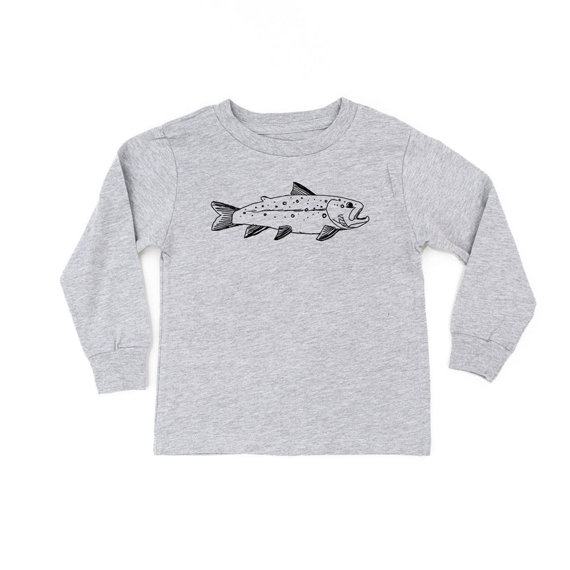 Hand Drawn Brook Trout - Child Long Sleeve Tee
