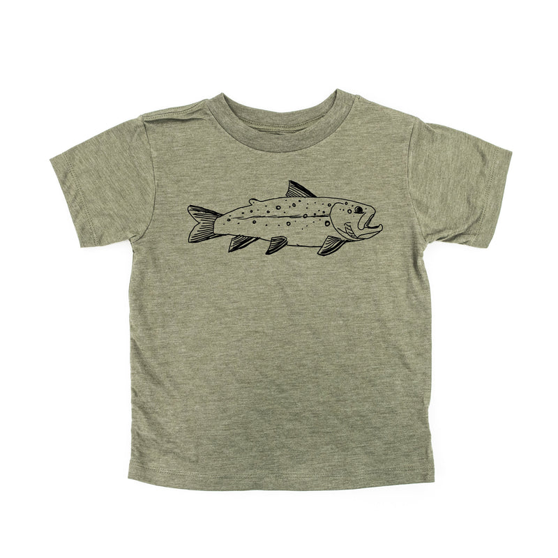 Hand Drawn Brook Trout - Child Tee