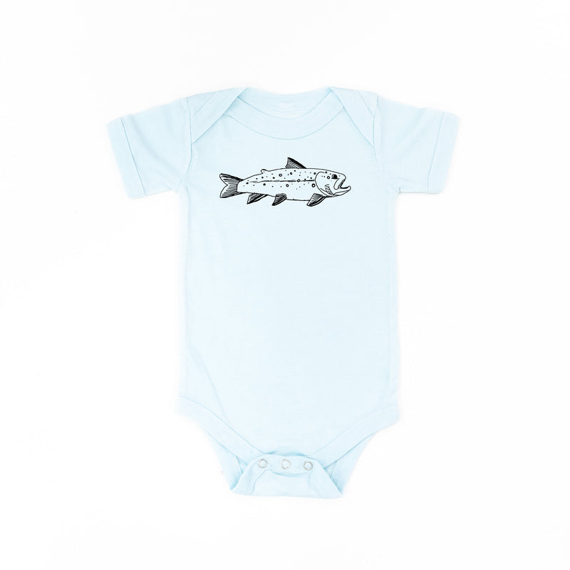 Hand Drawn Brook Trout - Child Tee