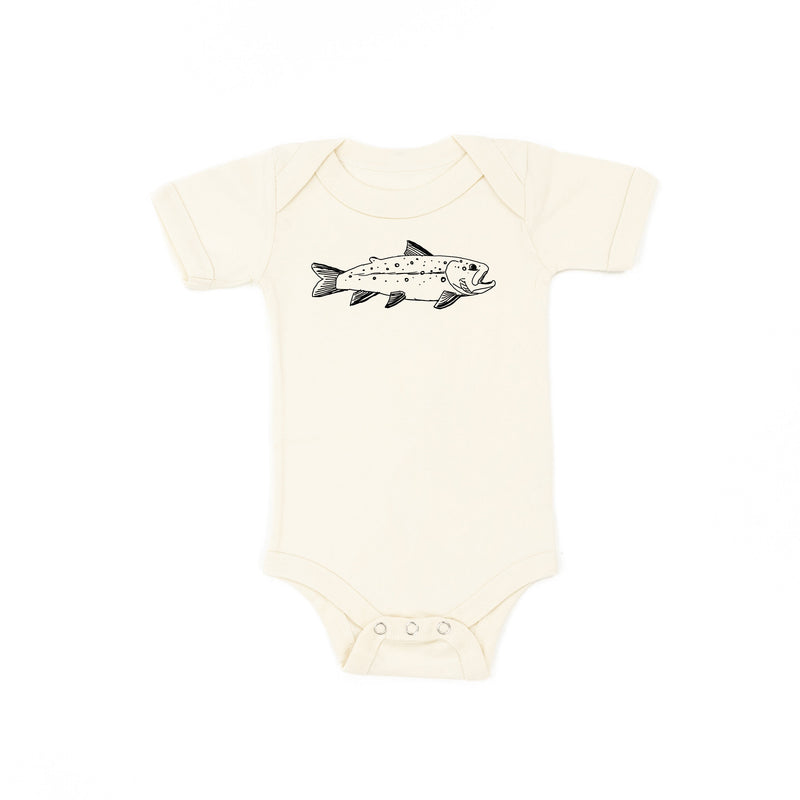 Hand Drawn Brook Trout - Child Tee