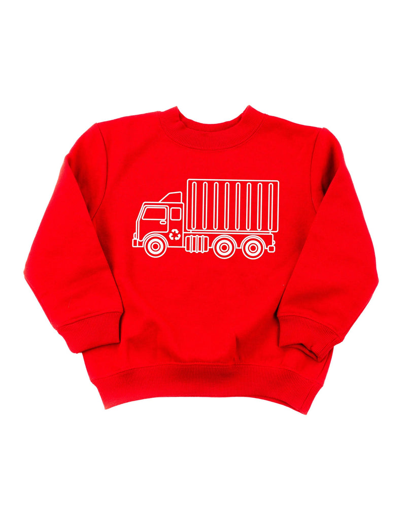Trucks N' Things Minimalist Design - (Choose Your Vehicle) - Child Sweater