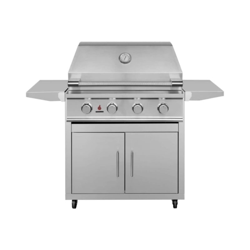 TrueFlame E-Series Stainless Steel Gas Freestanding Grill With Cart [TFE25/32] (SAK96473)