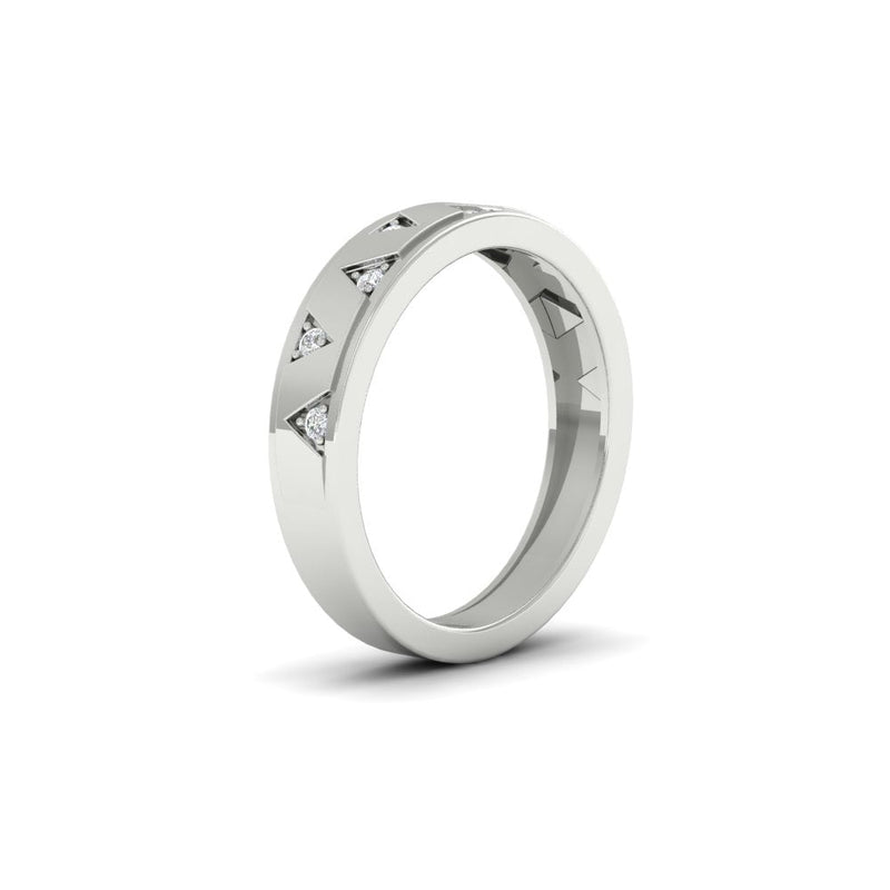 Two Tone Male Wedding Band