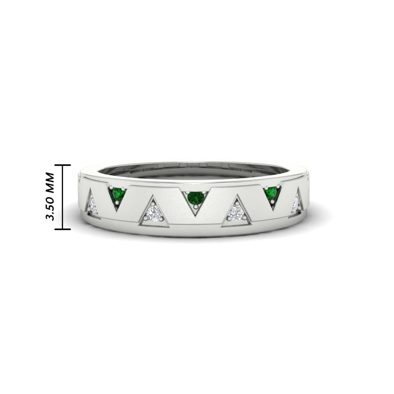 Two Tone Male Wedding Band