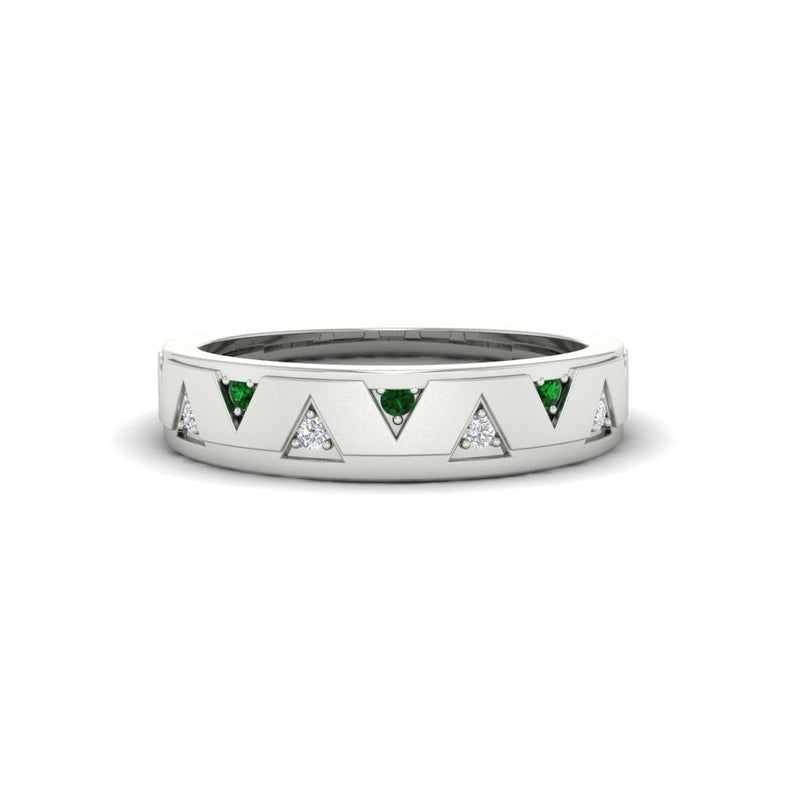 Two Tone Male Wedding Band
