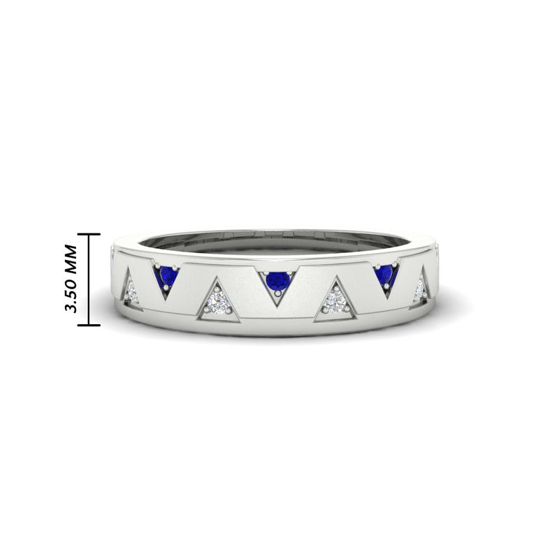 Two Tone Male Wedding Band
