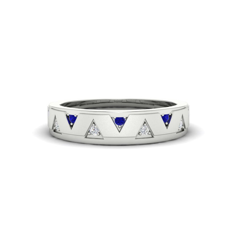 Two Tone Male Wedding Band