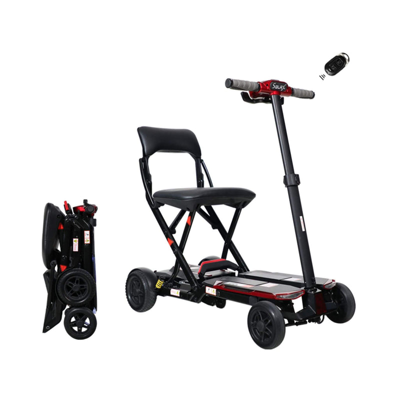 Ultra Lightweight 4-Wheel Folding Mobility Scooter With Remote For Adults And Elderly (SAK58976)