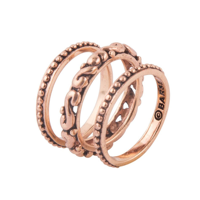 Understated Copper Stack Ring