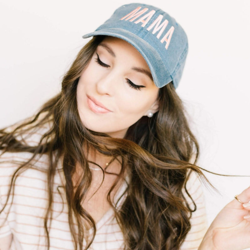 MAMA (Block Letters) - Adult Baseball Cap