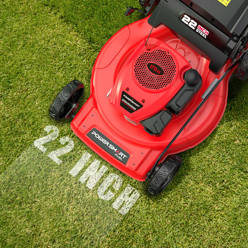 22" 170cc Gas Self-Propelled 3-in-1 Lawn Mower V8622S1