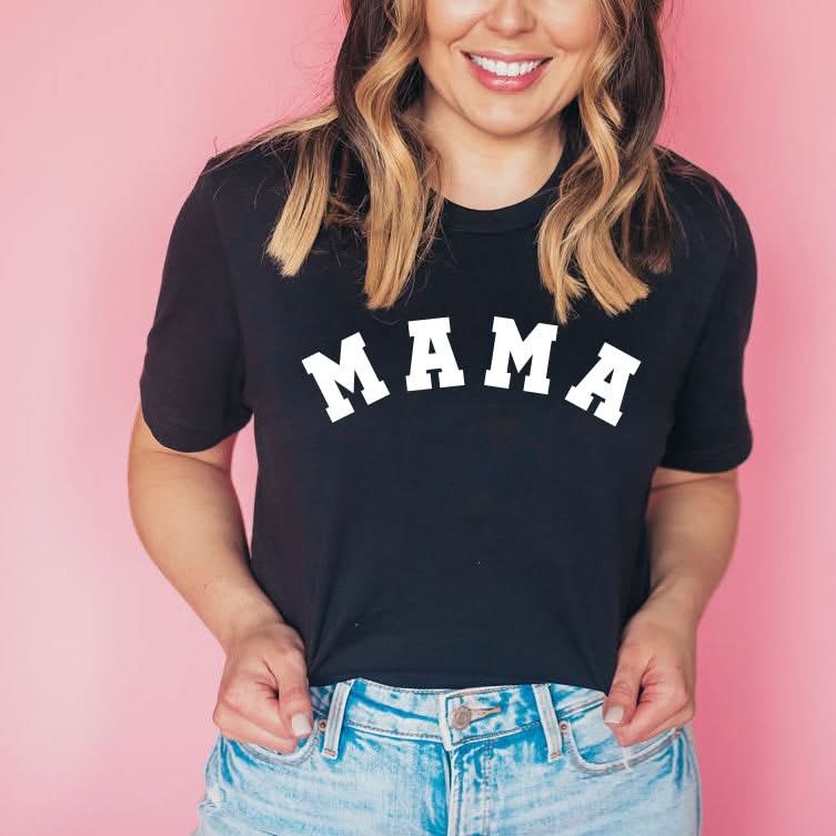 MAMA - Arched Varsity - Unisex Tee