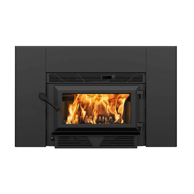 Ventis Premium Black Extra Large Wood Fireplace Insert With Blower (SAK27542)