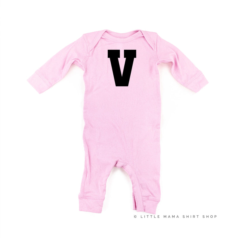 Varsity Initials - Baby Sleeper