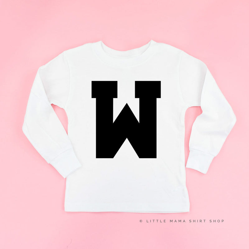 Varsity Initials - Child Long Sleeve Tee