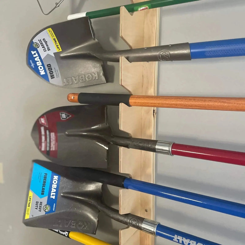 Wall-Mounted Garden Tool Rack - Garage