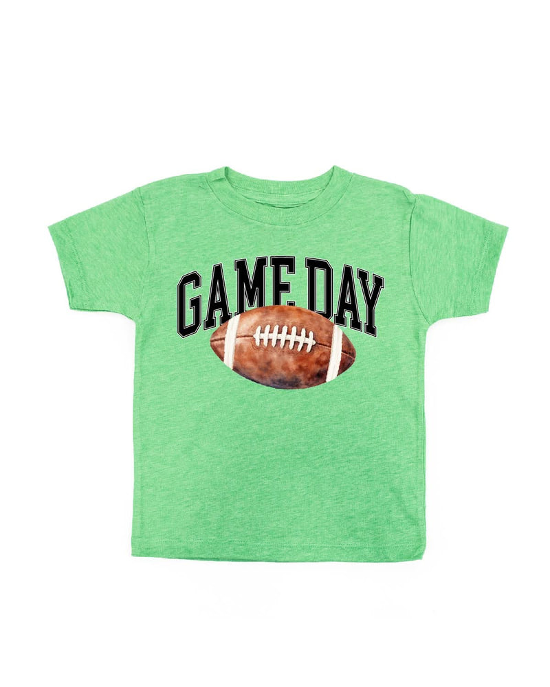 Watercolor Football - Game Day - Child Tee