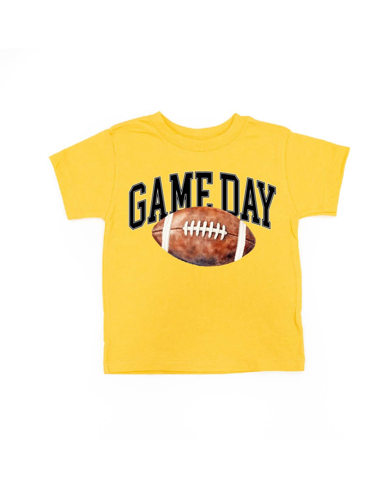 Watercolor Football - Game Day - Child Tee