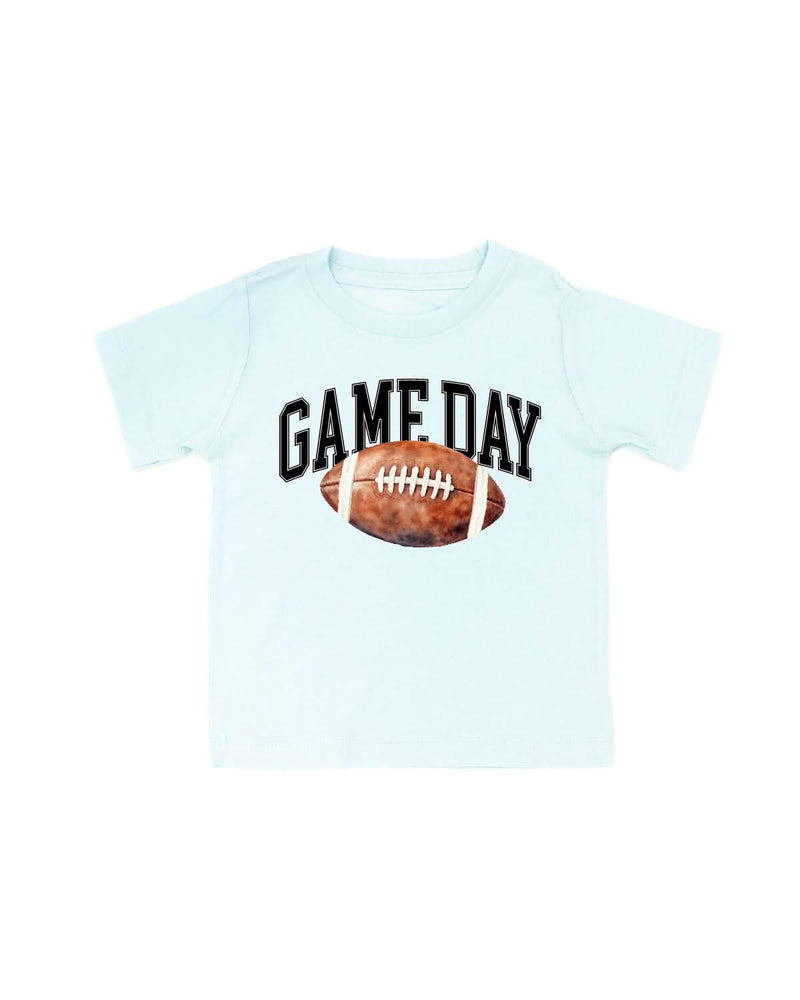 Watercolor Football - Game Day - Child Tee