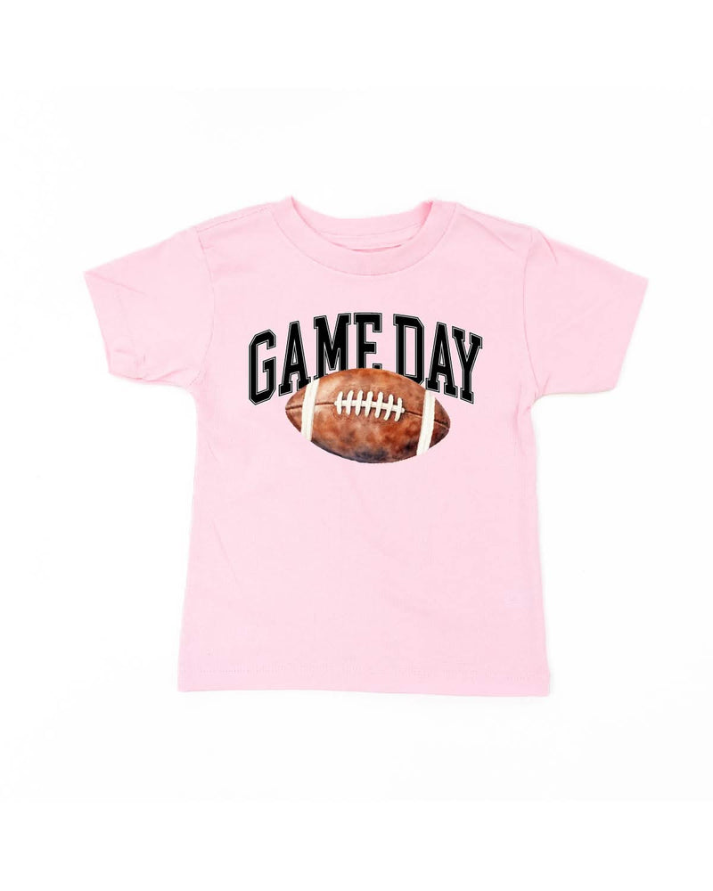Watercolor Football - Game Day - Child Tee