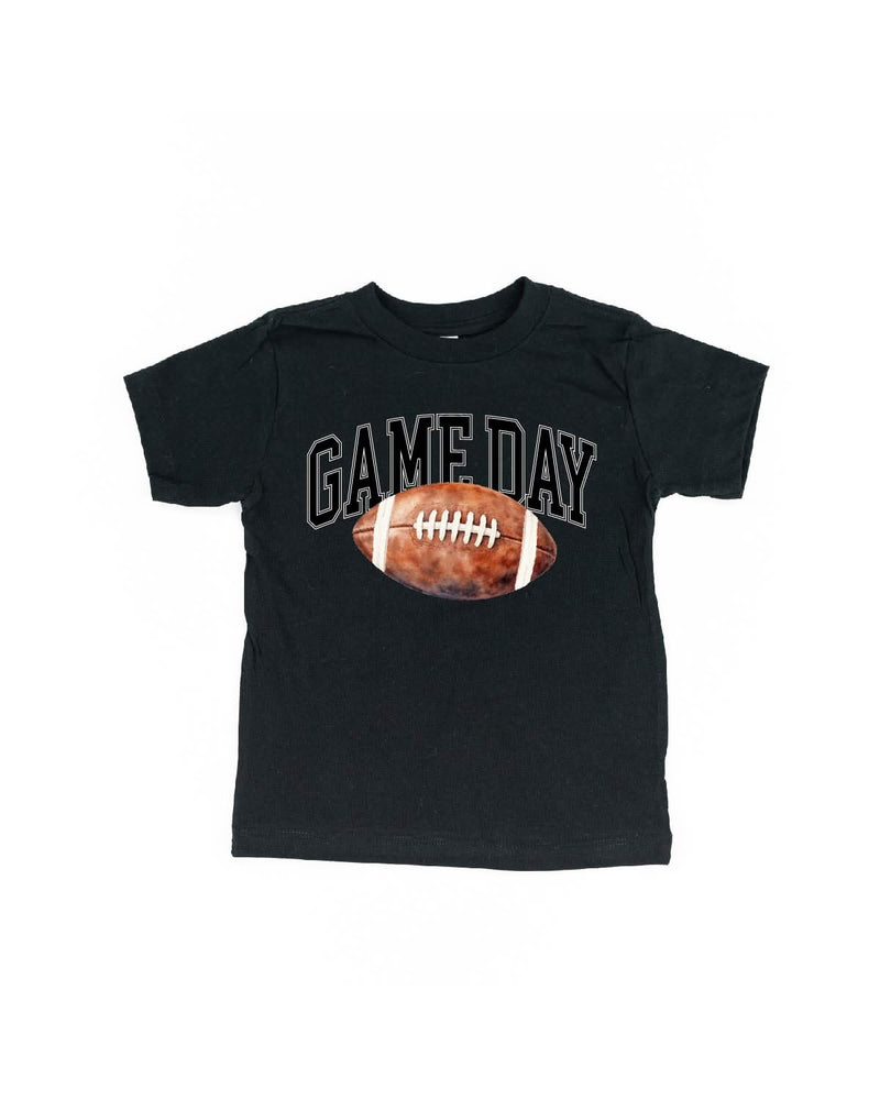 Watercolor Football - Game Day - Child Tee